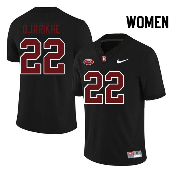 Women #22 Che Ojarikre Stanford Cardinal 2024 ACC Conference College Football Jerseys Stitched-Black